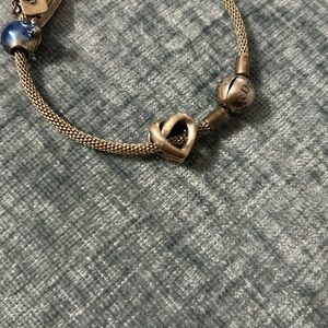 Heart pandora bracelet charm